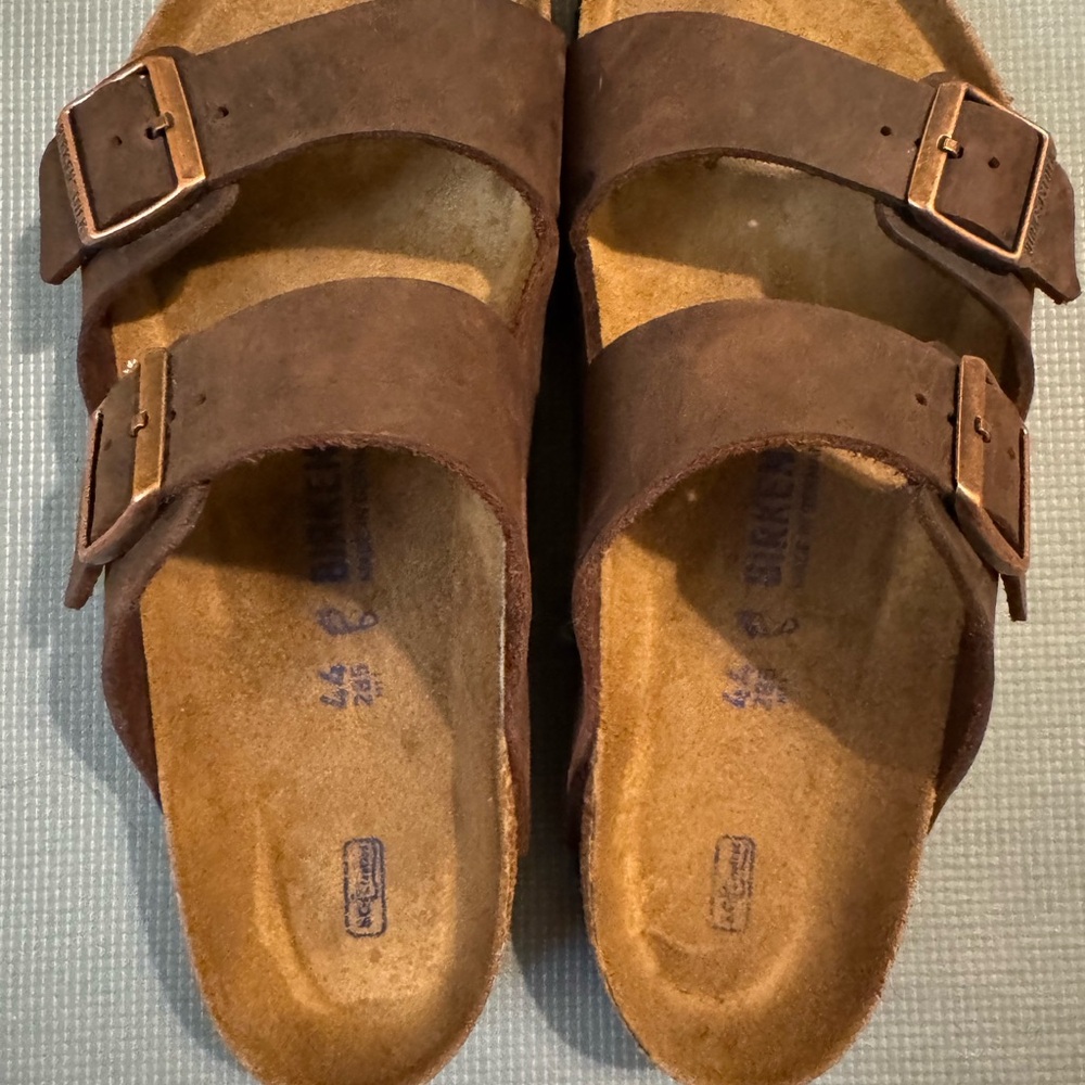 Birkenstock Brown Slip-On Sandals